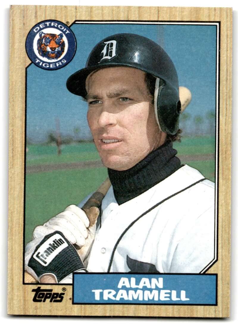 Amazon.com: 1987 Topps Baseball #687 Alan Trammell Detroit Tigers